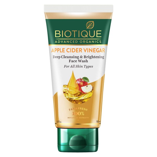 Biotique Apple Cider Vinegar Deep Cleansing Face Wash, 150 ml