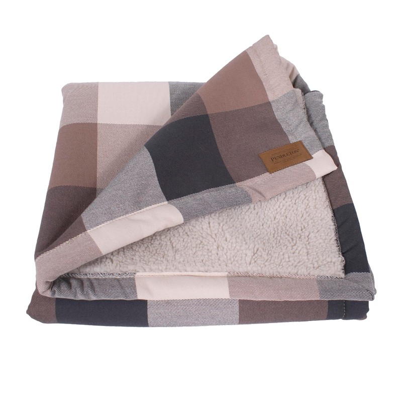 PENDLETON Berber Pet Blanket - Block Plaid