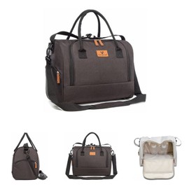 Cangaroo Jossie Changing Bag with Zip, Adjustable Strap, black