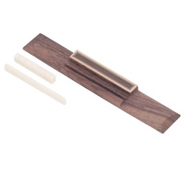 Rosewood Classical Acoustic Guitar Bridge Set, Vintage Minimalist Design for Decorations with Bone Saddle Nut, Great for Practice Performance