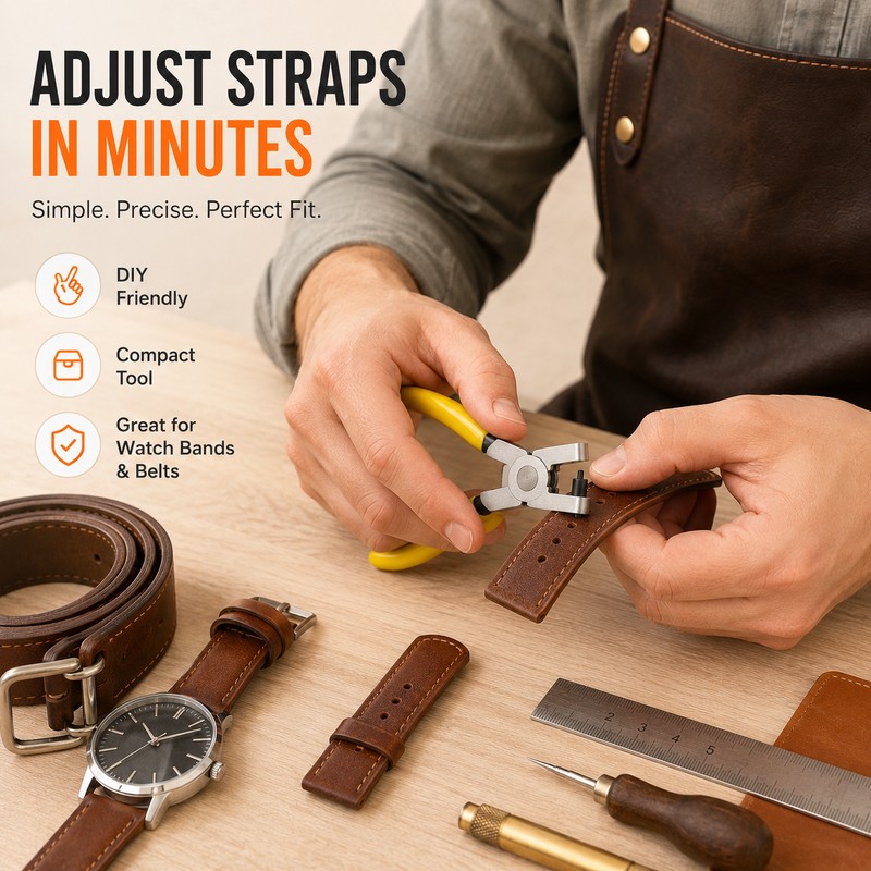 2.0 mm Leather Hole Punch Pliers – Precision Watch Band,