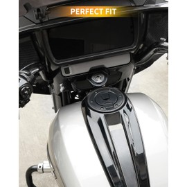 VEISUTOR Black Inner Fairing Dash Panel Cover for Harley CVO Street Glide FLHXSE 2023-2025 FLHX 2024-2025 Accessories (No Switch Cover)