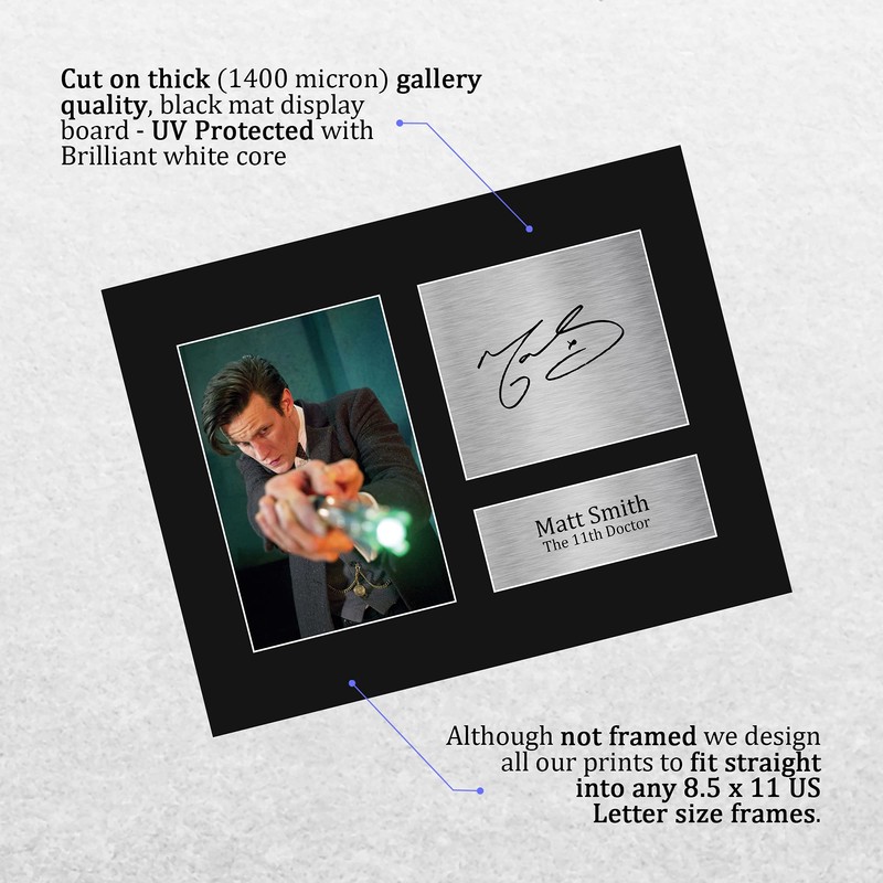 HWC Trading Matt Smith Dr Who Gifts USL Printed Signed