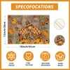 XCHI Thanksgiving Fall Pumpkin Turkey Placemats Set of 4 Table