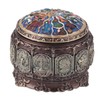 Vintage Music Box with 12 Constellations Rotating Goddess Twinkling LED