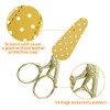 Embroidery Scissors Small, 2 Pieces Stainless Steel Craft Scissors for