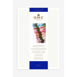 DMC Embroidery Thread Color Swatch Book with Real Swatch W100B