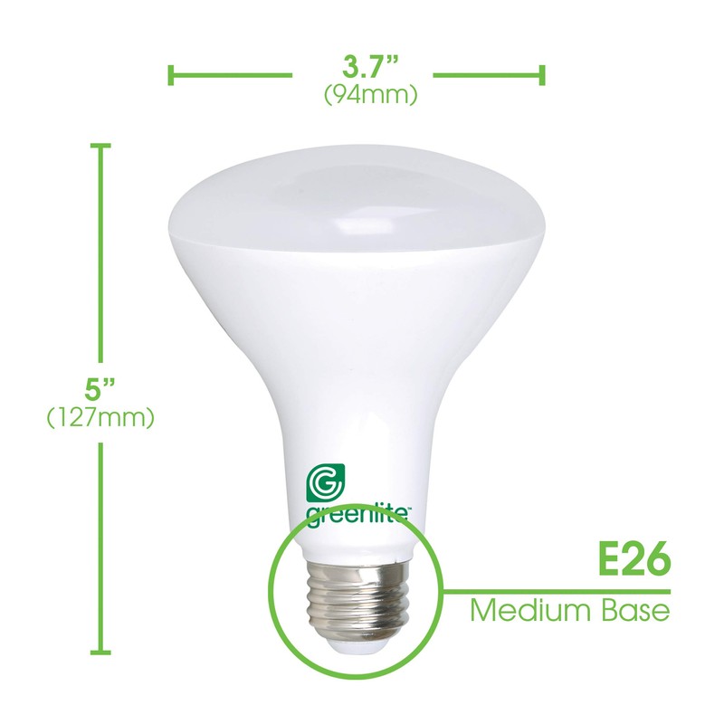 Yeegfeyzz Tiptop Home BR30 LED Floodlight, 11W (65W Equivalent), Dimmable,