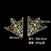 AVILMORE Antiqued Steampunk Collar Tip for Shirt Collar, Metal Copper