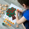 NUOBESTY Addition Subtraction Math Games Teaching Numbers Felt Tree Board