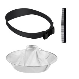 Self Haircut Cape Kit for Men, Hair Cutting Kit with Comb,Self Haircut Guide & Cape Umbrella Waterproof, Adjustable Black Fade Hair Cutting Guide, Salon Supplies for Home