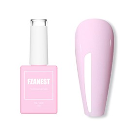 FZANEST Gel Nail Polish,Spring Summer Color Pastel Pink Nail Art Gel Polish Soak Off LED UV #D31