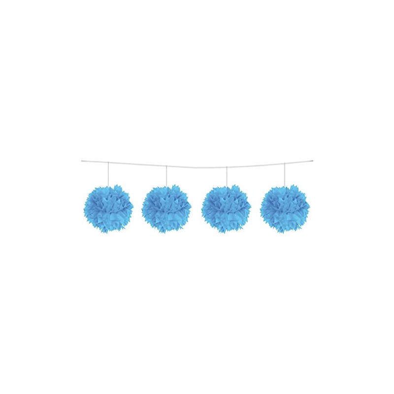 Folat Oktoberfest Pompom Garland Blue 3 m One Size