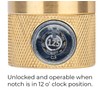 Flow Security Systems | The FaucetLock | Heavy Duty Brass