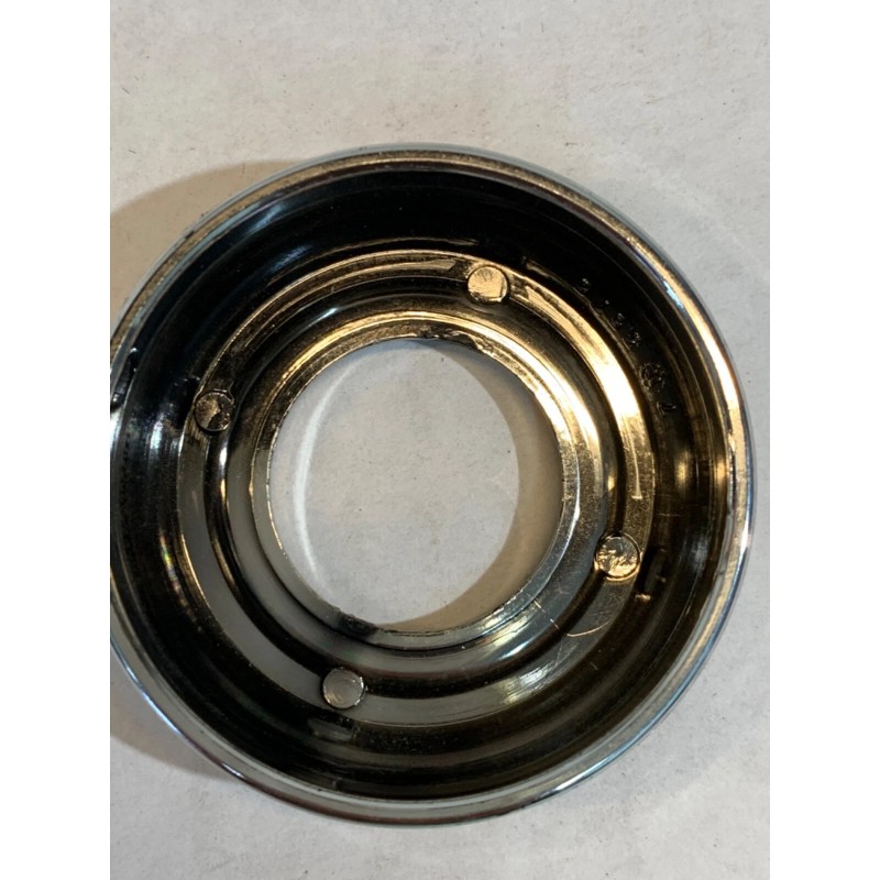 Fiat silver plastic window winder estucheon- (rosette) part # 4266546