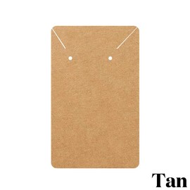 Tan 40Pcs Earring Cards Cardboard Paper Retro Jewelry Accessories Display Holder AU