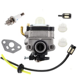Generic BXparts Carburetor for Troy-Bilt TB26CO TB415CS TB475SS Gas Trimmer TBE515 Edger Yard Man YM141 tiller YM21SS YM26CO YM26SS WYL-196 Carb, sliver