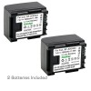 For Canon 2x Kastar Battery for Canon BP-809 VIXIA HF