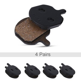 VGEBY 4 Pairs Disc Brake Pads, Metallic Resin Pads for Hayes Mountain Bike