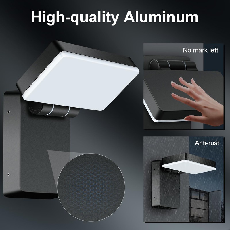Juyace 60W Led Outdoor Wall Park Flood Light Modern Exterior