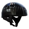 Milwaukee Leather Hot Leathers HLD1042 Gloss Black 'Warrior Bullet' Advanced