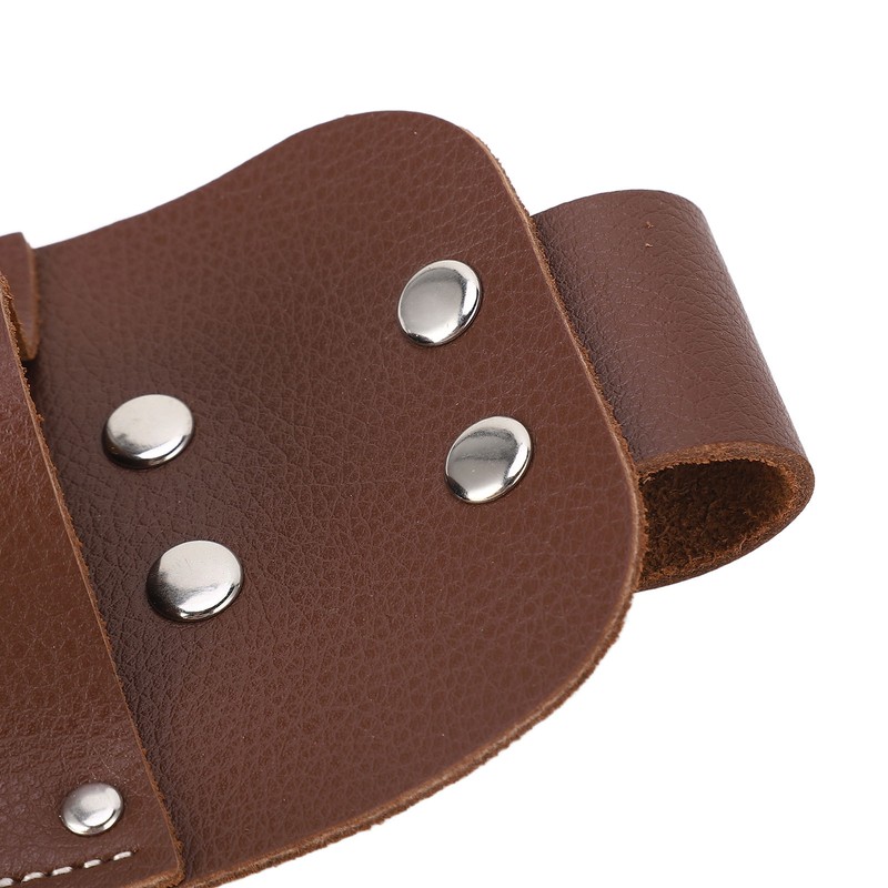 Pliers Holder Pruner Sheath Cowhide Belt Hanging Pouch for Gardening