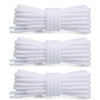 Sechunk 3 Pair Flat Shoe Laces for Sneakers, Shoelaces for