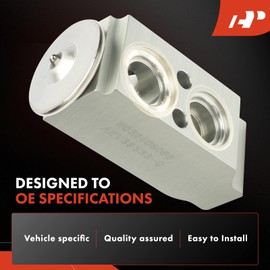A-Premium A/C Expansion Valve Compatible with Hyundai Elantra 2014-2023, Elantra Coupe 2014, Elantra GT 2014-2018 & Kia Forte 2014-2018, Forte Koup 2014-2017, Forte5 2014-2018