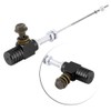 M10x1.25mm Hydraulic Clutch Master Cylinder Brake Pump Black for Motorcycle