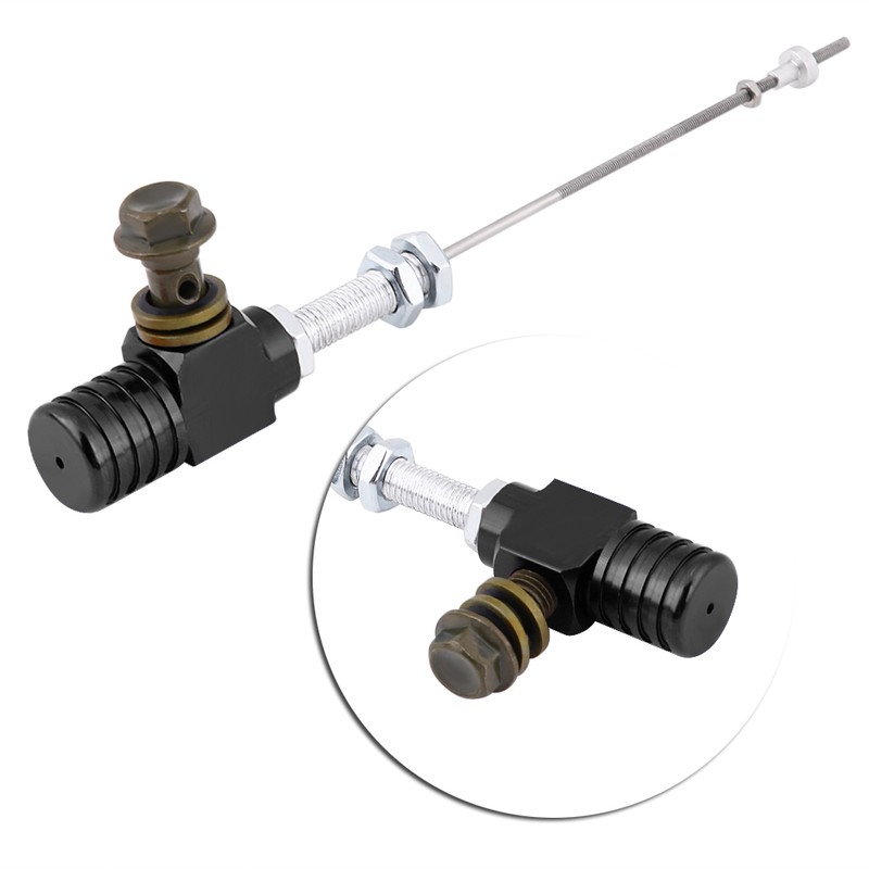 M10x1.25mm Hydraulic Clutch Master Cylinder Brake Pump Black for Motorcycle