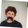 COLLBATH Pirate Wig Beard Set Fake Beard Realistic Pirate Cosplay