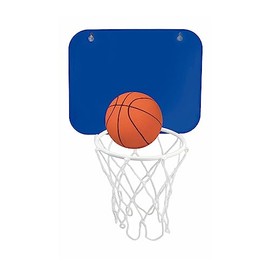 Mini Basketball Hoop - Office or Toilet Basketball Hoop - Gift (Blue Background)