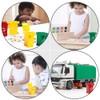 Happyyami Garbage Bin Garbage Bin Trash Can : 4pcs Vehicles