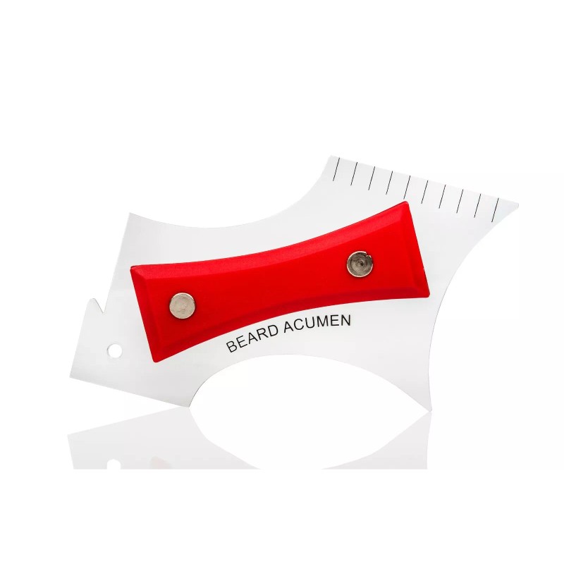 Beard Shaping Line Up Tool - Styling Template Guide for