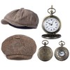 1920s Mens Costume Vest Hat Pocket Watch Accessories Set Adult