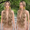 Style Icon 36" Lace Front Wigs Super Long Middle Part