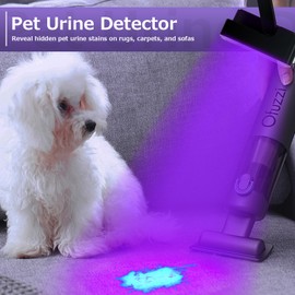 Rechargeable UV Black Light, 60W 5000mAh Dimmable UV Light, 100 LED 395nM LED Ultraviolet Blacklight, for Dog Cat Pet Urine Stains Detection, Bed Bug, Scorpions, Bedroom, Camping, Outdoor