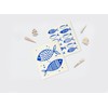 Abbott Collection Home 84-ASD-AB-35 Abbott Collection Fish Dish Cloths-Set of
