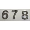 BUILDINGSIGNS.COM 2 PCS - Apartment Number Sign/Mailbox Number Sign,Number Sign.