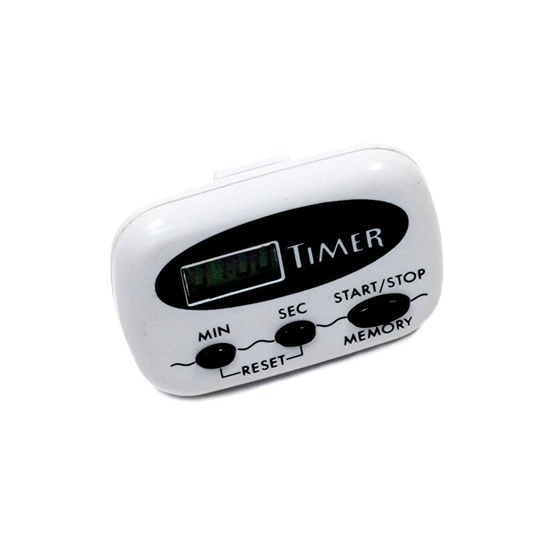 Chef Craft Select Digital Timer, 1 Piece 2.5 Inch, White