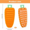 4PCS Vegetable Brushes - Potato Scrubber, Carrot Shape Fruit Brush