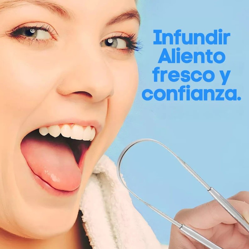 Universo en Linea Cepillo Lengua Silicon Limpiador Lingual Limpieza Bucal
