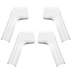 CHEDA Rain Gutter Spout Long Version Trailer MH/RV White Long