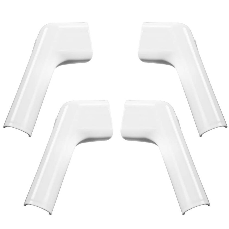 CHEDA Rain Gutter Spout Long Version Trailer MH/RV White Long