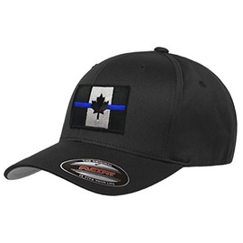 Thin Blue Line Canada Flexfit Hat (Large/X-Large)