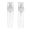 Healeved 2pcs Clear Refillable Foaming Pump Bottles for Hand Soap