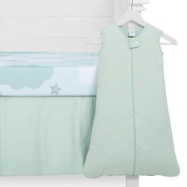 Buybuy Baby by Evolur Dreamer 3 Piece Crib Bedding Set, Machine Washable, Soft and Breathable Toddler Bedding Set, Includes Fitted Sheet, Wearable Blanket and Crib Skirt