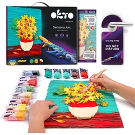 Okto - 30 Colours Air Dry Clay for Sculpting - Colourful Modelling Clay Kit - Ideal Air Dry Clay for Kids - Magic Clay for Creative Projects and Sculptures