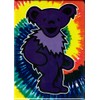 Grateful Dead - Purple Jerry Bear on Tie Dye Background