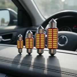 2 Pcs Led Festoon C5w Luz De Cortesia Placa Techo E Interior                                                                                          